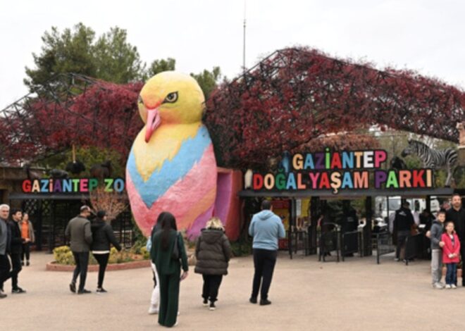 Gaziantep Doğal Yaşam Parkı ara tatilde 175 bin ziyaretçi ağırladı